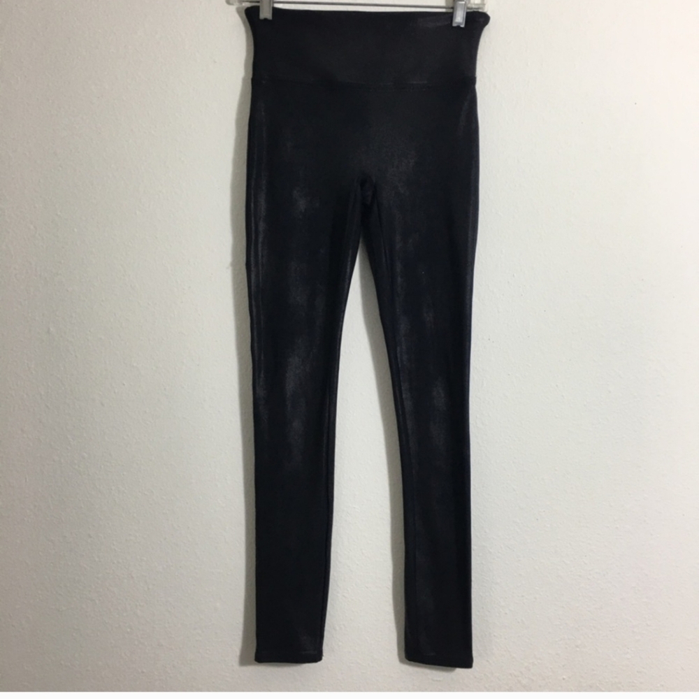 Spanx  black faux leather leggings size S - Picture 9 of 13